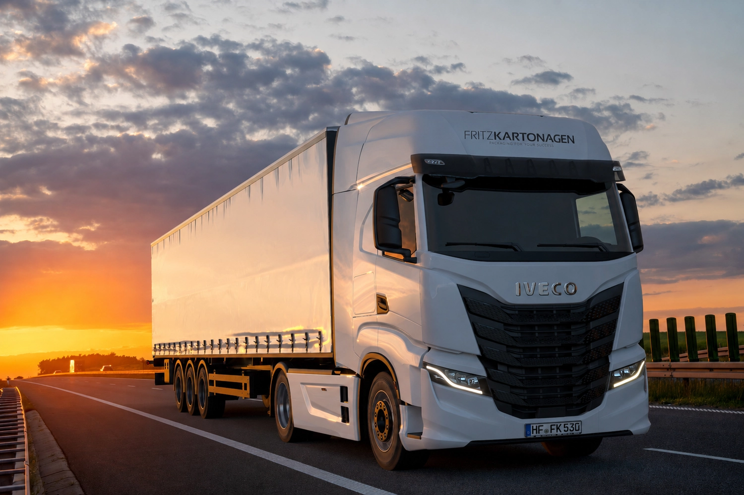 LKWs der Fritz Kartonagen GmbH